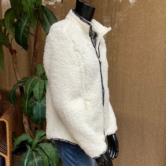 Bebe Sport Faux Shearling Jacket Sz S - Picture 3 of 14